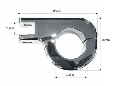 UCHWYTY MOCOWANIA PODNÓŻKÓW NA GMOLE 32MM