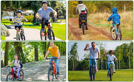 Przyczepka Rowerowa Części Paski Do Holowania Roweru Jazdy Na Zewnątrz 2,5M