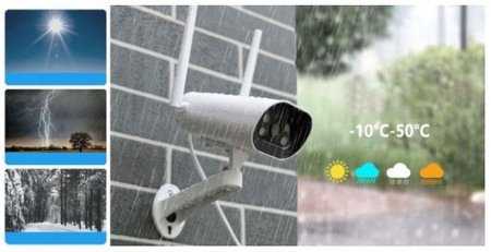 Zestaw monitoringu 5 kamer IP 2Mpx WiFi