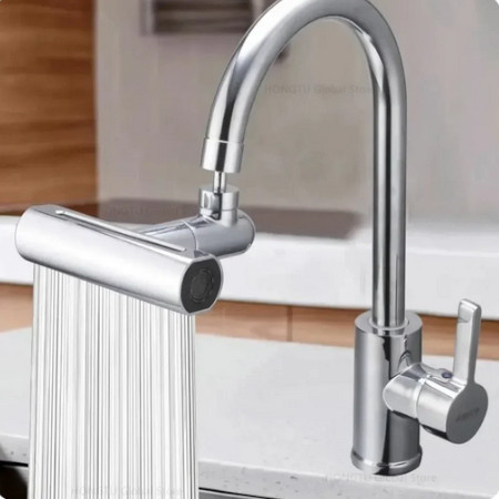 PRZEDŁUŻACZ KRANU KUCHENNEGO AERATOR PERLATOR 4 FUNKCJE 720° WODOSPAD