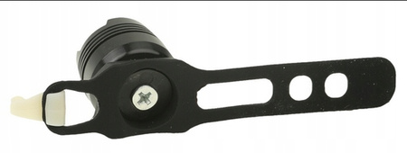 LAMPKA ROWEROWA METALOWA CZARNA