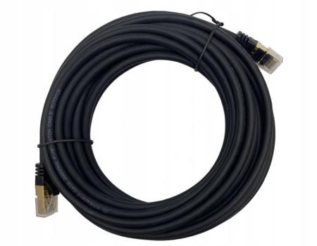 kabel sieciowy Cat8 Ethernet RJ45, 12m + zestaw montażowy