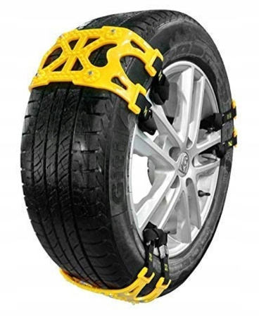 Zimowe łańcuchy na opony drogowe sześć sztuk ,powystawowe