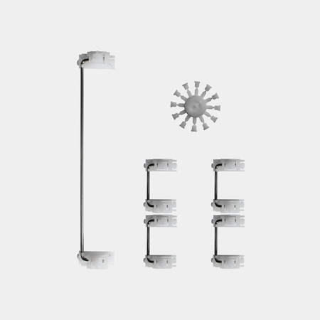 Klawiatura mechaniczna Stabilizatory clip-in TKL Stabilizers