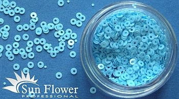 Kółka Mikro - Niebieski Pastel Mat - K25