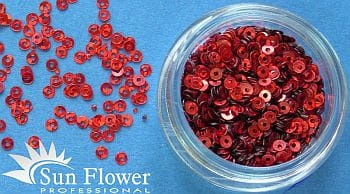 Kółka Mikro - Czerwień Hologram - K19