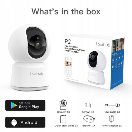 Kamera IP wewnętrzna Laxihub P2