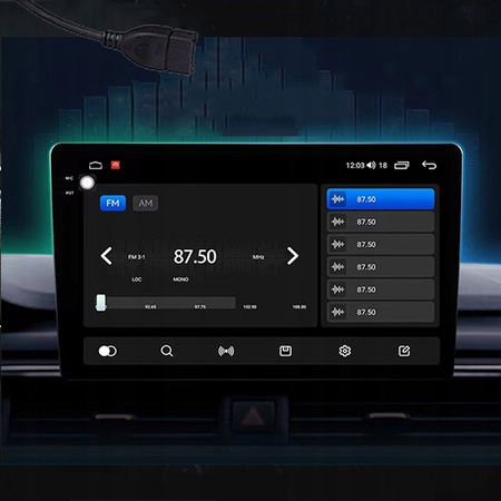 RADIO ANDROID NAWIGACJA GPS USB TOYOTA HILUX 2015+ kamera cofania