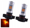 ŻARÓWKI LED 21 SMD 2835 H16 PSY24W 5202 9009 12V 24V CANBUS POMARAŃCZOWA