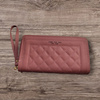 PORTFEL DAMSKI DUŻY PIKOWANY CIEMNY RÓŻOWY/DEEP PINK