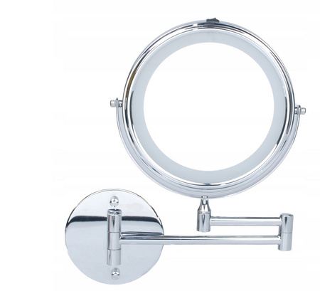 Lusterko Kosmetyczne Podświetlane LED Lustro Do Makijażu 10X Powiększające