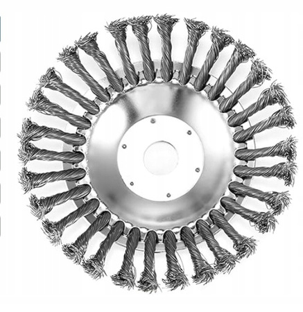 Szczotka stalowa do usuwania chwastów