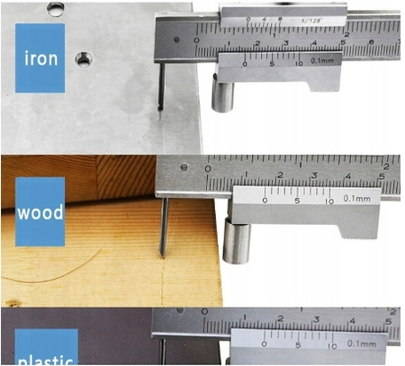 SUWMIARKA TRASERSKA Z RYSIKIEM 200mm/0,05mm