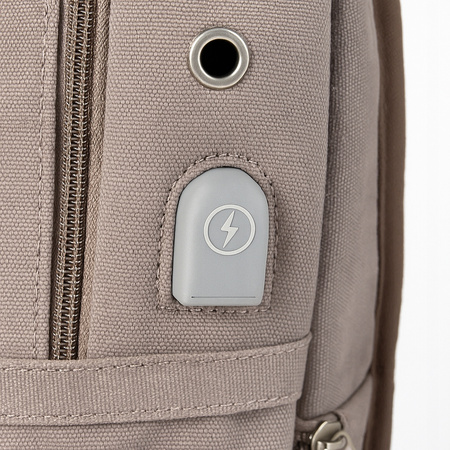 Plecak miejski z portem USB