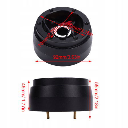 142H Koło kierownicze Adapter Aluminiowy wymiana DATSUN 510 620 720 EE