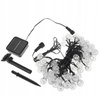 Girlanda solarna LED LANCUCH OGRODOWA Lampki Solarne 7,5M 50LED CIEPŁY