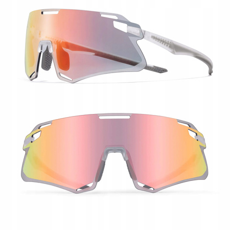 Okulary sportowe przeciwsłoneczne ROCKBROS Białe