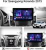 RADIO SAMOCHODOWE NAWIGACJA LTE 64GB GPS SSANGYONG KORANDO 3 14-16 ANDROID