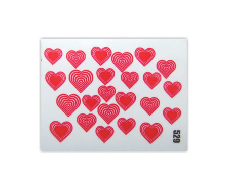 Naklejki - Nk068 Serca 4