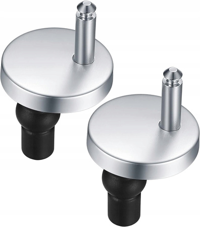 2X WYMIENNE ZAWIASY DO DESKI SEDESOWEJ NAKRĘTKI MOCUJĄCE SOLIDNE PARA 45mm