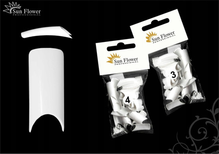 Tipsy French Elastan Głęboki uśm uz. 60szt - no 10