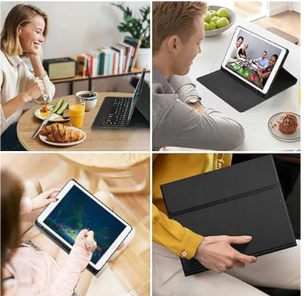ETUI Z KLAWIATURĄ IPAD 10,2 cala klawiatura bezprzewodowa magnetyczna RGB