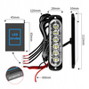 4x 6LED LAMPA POMARAŃCZOWA BŁYSKOWA OSTRZEGAWCZA PILOT STROBOSKOP PROGRAMY