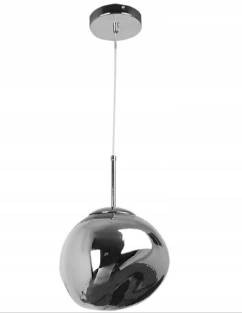 LAMPA SUFITOWA LAMPA SUFITOWA WISZĄCA 3 SREBRNE KULE