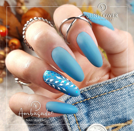 Gelaq Nr 116  Lakier Hybrydowy UV - Brudny Turkus