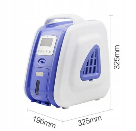 DOMOWY KONCENTRATOR ELEKTRYCZNY TLENU PRZENOŚNY MEDYCZNY 2L do 9L