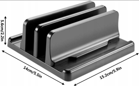 Pionowy stojak na laptopa plastikowa regulowana stacja