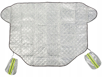 Samochodowa osłona na szybę i lusterka 2w1 duża