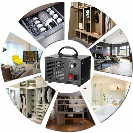 MOCNY GENERATOR OZONU OZONATOR 48g/h + TIMER