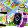 Smartwatch inteligentny zegarek GPS z wodoodporną WIFI połączenia SOS