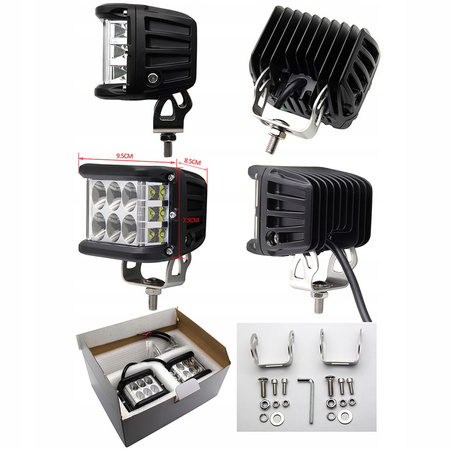 LAMPA ROBOCZA PANEL LED ZESTAW 2 SZT 45W CUBE SILNY