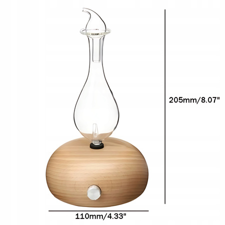 NEBULIZATOR do olejków eterycznych Dyfuzor aromaterapia bezwodny aroma