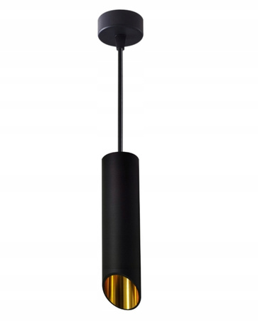 Lampa wisząca czarno-złota 30 cm , powystawowa