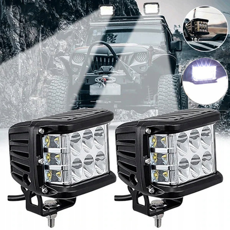 LAMPA ROBOCZA PANEL LED ZESTAW 2 SZT 45W CUBE SILNY