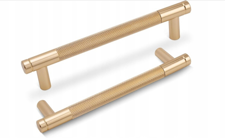 Złoty uchwyt meblowy PREMIUM – nowoczesny design i trwałość długość 22cm