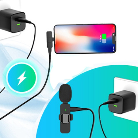 Bezprzewodowy Mikrofon Krawatowy iphone