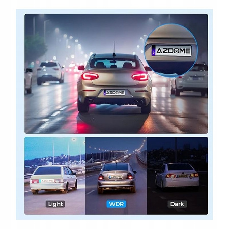 Wideorejestrator 2 kamery przód tył Azdome M300S