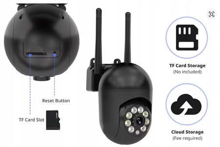KAMERA ZEWNĘTRZNA OBROTOWA IP WIFI 1080P HD