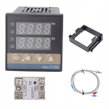 KONTROLER TEMPERATURY PID REX-C100 LED 25A