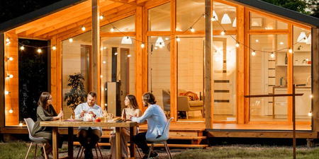 Girlanda ogrodowa na balkon taras lampki solarne 10M 10 żarówek LED