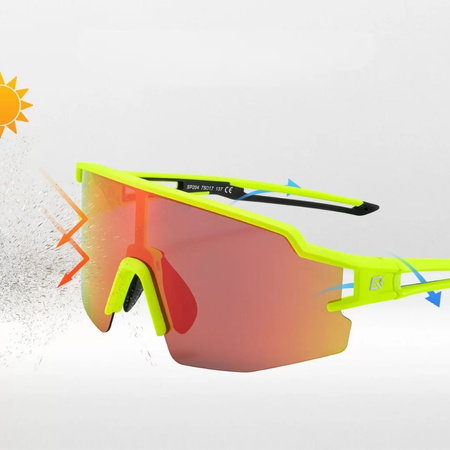 Okulary rowerowe / sportowe z polaryzacją ROCKBROS UV400 (10178)
