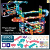 Zestaw magnetyczny Lite Dragon 111 sztuk zestaw - Magic Magnetic Blocks