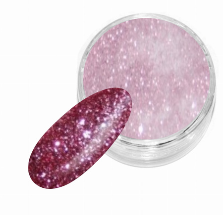 Puder Akrylowy Kolorowy 455 - Róż Brokat - Sugar Effect4g