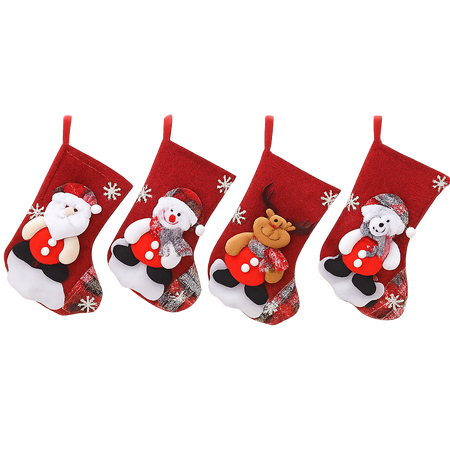 4SZT SKARPETA SKARPETKA KOMINEK NA PREZENTY MIKOŁAJA ŚWIĄTECZNA