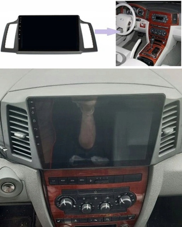 RADIO NAWIGACJA JEEP GRAND CHEROKEE 2004-2007 ANDROID 14 8GB 128GB CARPLAY
