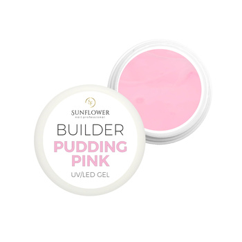 Żel UV Budujący Pudding Pink 15g – Profesjonalny do Stylizacji Paznokci